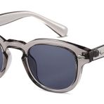 Gtand Unisex Vintage Retro Yuvarlak Stil Renkli Güneş Gözlüğü Erkekler Kadınlar Için Moda Daire Güneş Gözlükleri 46mm, C22 Kristal Gri Çerçeve/Gri Lens, 46mm