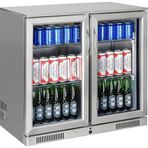 Gtech Paslanmaz Bar Arkası 2 Kapılı Şişe Soğutucu - SC-228F-S