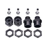 GTHELE 12 mm - 17 mm Tekerlek Altıgen Göbek Adaptörü Uzatma Dönüştürme 1/10 RC Araba için ve 1/8 Lastik Yükseltme