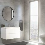 Gtm Banyo Alba Soft Aynali Çekmeceli Banyo Dolabi Seti Beyaz 80 Cm