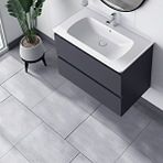 Gtm Banyo Alba Soft Çekmeceli Lavabo Dolabi Antrasit 60 Cm Antrasit