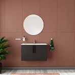 Gtm Banyo Moso Aynali Banyo Dolabi Seti Antrasit 60 Cm Antrasit