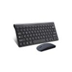 GTX Jaculus 10.4" Tablet Uyumlu Kablosuz Taşınabilir Q Klavye Ve Mouse Set Siyah