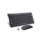 GTX Jaculus Spreadtrum 10.4" Tablet Uyumlu Kablosuz Taşınabilir Q Klavye Ve Mouse Set Siyah