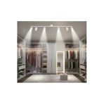 Gu10 Altılı 6 Lı Hareketli Başlık 150 Cm Beyaz Modern Led Tavan Spot Avize Tasarruflu Led Ampul Vitrin