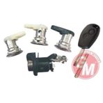 Gua KAPI KİLİT FİŞEK TK 4 LÜ SET KUMANDALI ANAHTAR İLE DACIA LOGAN SANDERO 6001546809
