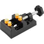 Guangdong Spirit 1 Adet Siyah Çene Tezgah Kelepçesi Mini Matkap Basın Yardımcısı Mikro Klip Düz Mengene Dıy El Ools Oyma Tezgah Kelepçesi Matkap 12X6CM