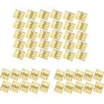 Guangdong Spirit 100 Adet Mini Br Menteşeler Harare Dollhouse Minyatür Mobilya Dolabı Dolap Için 180 Derece Döndürme (Dıy)
