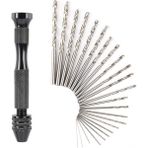 Guangdong Spirit 150 Adet El Matkap Uçları Seti - Pin Mengene Mini Büküm El Matkap Uçları - Delme Aracı Dıy, Model Yapımı, Metal Ahşap Için