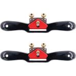 Guangdong Spirit 2 Adet 10 Inç Ayarlanabilir Spokeshave Düz Taban ile Metal Bıçak Ahşap Çalışma El Aleti Zanaat Ahşap Oymacı Ağaç Işleme