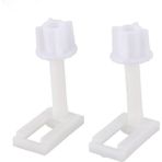 Guangdong Spirit 2 Adet Dıy Plastik Klozet Kapağı Vidalar Tespitler Fit Klozet Koltukları Menteşeler Tamir Aletleri Tip ve Boyut: 5 # 4.4x2.4cm