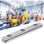 Guangdong Spirit 2 Adet Minyatür Lineer Kılavuz LML5H-45MM Rulman Çelik Yolu Sürgülü Blok Hariç - Siyah