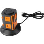 Guangdong Spirit 2 Katmanlı 7 Yollu Güç Çok Anahtarlı Dikey Soket+2 USB Jak Şarj Cihazı 1.8m (Yurt Dışından) - Beyaz