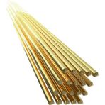 Guangdong Spirit 20 Adet Pirinç Kaynak Teli Elektrot 1.6mm * 250MM Lehimleme Çubuğu Lehim Tozu Gerekmez - Siyah