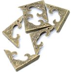 Guangdong Spirit 30 Adet 30MM x 30MM Kitap Scrapbooking Albümleri Köşe Braketi Antika Dekoratif Koruyucular El Sanatları Mobilya Donanım