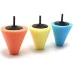 Guangdong Spirit Adet 80MM Konik Sünger Ped Parlatma Tekerlek Parlatma Araba Güzellik Ağda Araba Parlatma Pedi Set Parlatma Makinesi Tampon Ağda Aracı Kiti