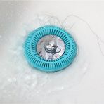 Guangdong Spirit Adet Mutfak Lavabo Filtresi Kanalizasyon Saç Filtresi Mesh Banyo Silikon Saç Anti-Blokaj Yer Sifonu Kapağı - Gümüş
