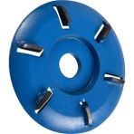 Guangdong Spirit Ahşap Oyma Diski Freze Diski 90MM Çap 16MM Çap Açılı Taşlama Eki 6 Diş Ağaç Işleme Turbo Aracı