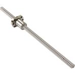 Guangdong Spirit Alet Tersinir Gümüş Çelik SFU1204 L300MM Vidalı Mil + Cnc Için Tek Bilyalı Uç - Siyah
