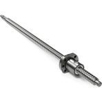 Guangdong Spirit Alet Vidalı Mil SFU1605 L500MM Cnc Için SFU1605 Ballnut ile Işlenmiş Vidalı Uç - Siyah