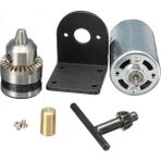 Guangdong Spirit Dc 12-36V Torna Presi Minyatür El Matkap Chuck ve Montaj Braketi ile 555 Motor