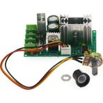 Guangdong Spirit Dc Motor Hız Kontrol Anahtarı Akım Voltaj Regülatörü 10-60V Pwm Yüksek Güç Sürücü Modülü 60A 12V 24V 36V 48V - Beyaz