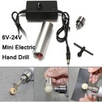 Guangdong Spirit Dıy Mini 6V-24V Elektrikli El Matkabı Dc Motor + Jt0 Chuck 24V Güç Sup (Yurt Dışından) - Siyah