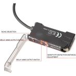 Guangdong Spirit E3X-NA11 Fiber Optik Amplifikatör Fotoelektrik Sensör Optik - Siyah