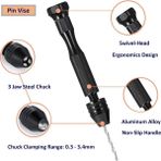 Guangdong Spirit El Matkabı Seti Hassas Pim Mengenesi, Model, Diy, Mücevher Yapımı, Metal, Ahşap, Plastik Vb. Için Çok Amaçlı Döner Alet Delme Aracı Için 25 Parça Mini Büküm Matkap Uçları