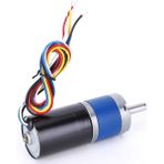 Guangdong Spirit Elektrik Motorları Fırçasız Dc Hız Azaltma Motoru Metal Dişli 36MM Yüksek Burulma Düşük Gürültülü 24V - Siyah