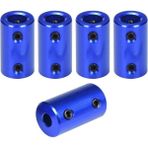Guangdong Spirit Esnek Mil Kaplini Sert Kademeli Motor Tekerlek Bağlayıcı Vidalı + Altıgen Anahtarlı Konnektör, 5 mm - 8 mm (5'li Paket)