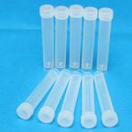 Guangdong Spirit 【esnek Tedarik】 10 Adet 10ML Plastik Şeffaf Test Tüpü Flakon Numune Kapları -80 ℃ -121 ℃ - Siyah