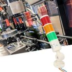 Guangdong Spirit Kırmızı / Turuncu / Yeşil Cnc Makinesi Uyarı LED Göstergesi Alarm Sinyali Işığı Buzzer Sesli 24VDC - 10