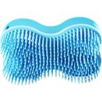 Guangdong Spirit Masaj Şampuanı Banyo Fırçası Eksfoliye Edici Silikon Vücut Scrubber Temizlemesi Kolay, Iyi Köpürüyor, Çevre Dostu, Uzun Ömürlü - Gümüş