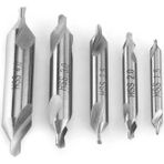 Guangdong Spirit Merkezi Matkap Seti Çelik Uçlar 1.5/2/2.5/3/4 mm 5 Adet Ahşap Kapı Pencere Dolabı Için Yüksek Hız Toplam