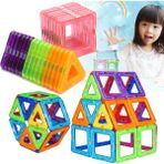 Guangdong Spirit 【özel Teklif】 32 Adet Manyetik Bloklar Magnettiles Kiti Yapı Oyun Oyuncak Erkek Kız Çocuk Hediye (Yurt Dışından)