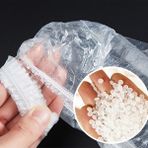 Guangdong Spirit Quanbu 2020 100 Adet/torba Tek Kullanımlık Şapka Otel Tek Kullanımlık Elastik Duş Banyo Kepi Berrak Kuaför Banyo Ürünleri 2 Çanta Mavi - Gümüş