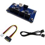 Guangdong Spirit Quanbu 2020 Silikon Termal Soğutucu Bileşik Soğutma Macunu Gres Pc Cpu & 40X40X12MM Alüminyum Su Sıvı Soğutucu Blok Soğutucu (Yurt Dışından) - Siyah