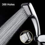 Guangdong Spirit Quanbu 300 Delik Yüksek Basınçlı Yağış Duş Başlığı El Su Tasarruflu Banyo Püskürtücü Delik Duş Seti - Gümüş