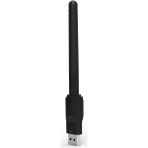 Guangdong Spirit RT5370 USB 2.0 150MBPS Wifi Kablosuz Ağ Kartı 802.11 B/g/n Lan Adaptörü, Döndürülebilir Antenli - Beyaz