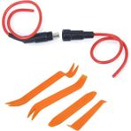Guangdong Spirit Srıwen 2020 5 Adet 250V 10A Cam Tüp Sigorta Tutucu Sıralı Vidalı Tip Kapak 20MM x 5mm Otomatik Kapı Kaldırma ile Gözetleme Açık Aletler Kiti