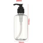 Guangdong Spirit Srıwen 2020 5x 200ML Beyaz + Şeffaf Sabunluk Plastik Köpük Şişe Sıvı Pompası Kabı (Yurt Dışından) - Gümüş