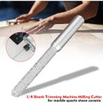 Guangdong Spirit Taş Mermer Kesme Için 1/4 '' Shank Kırpma Makinesi Freze Freze Freze Uçları