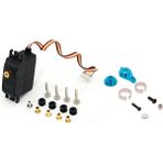 Guangdong Spirit Wltoys Için 12428 12423 25G Elektrikli Servo Motor Metal Direksiyon Dişlisi Servo Araba Kamyon Araba Parçaları Aksesuar (Yurt Dışından)
