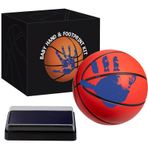 Guanshiya Bebek El ve Ayak İzi Seti - Kişiselleştirilmiş Bebek Basketbol El İzi Kiti -Bebek El İzi Süs Kiti-Yeni Anne için Bebek Duş Hediyeleri, Yeni Baba Hediyeleri