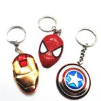 Guanyj Ernillo Üniseks anahtarlık, 3 adet, Marvel hayranları anahtarlık, süper kahramanlar, The Avengers anahtarlık, örümcek adam, Ironman, Kaptan Amerika, yetişkinler ve çocuklar için