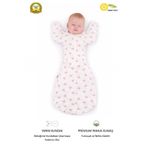 GUARAZ %100 Organik Pamuk Yumuşacık Dokulu Bebek Kundak - Eldiven Manşetli Fermuarlı Uyku Tulumu 1.0 Tog