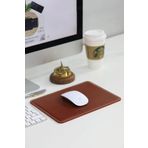 Guard 26x20 Dikiş Detaylı Taba Deri Mouse Pad