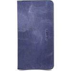 Guard Antik Lacivert Hakiki Deri Telefon Girişli Unisex Portföy Cüzdan // GRD260225WT811