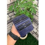 Guard Antik Lacivert Patlı Tasarım Deri Kartlık